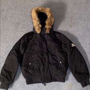 Black winter coat